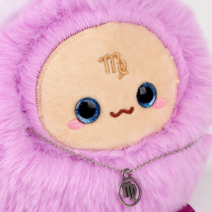 Мягкая игрушка — Зодиак «Создай своё украшение. Дева», с кулоном Мягкая игрушка — Зодиак «Создай своё украшение. Дева», с кулоном