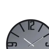 Часы настенные, интерьерные, бесшумные, d-40 см, металл с зеркалом