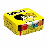 Освежающие конфеты Love is, в форме сердца, со вкусом морской соли и лимона, 20 г