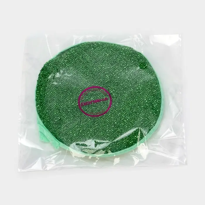 Губка для посуды Доляна «Мастер», 12×12×1.5 см Губка для посуды Доляна «Мастер», 12×12×1.5 см