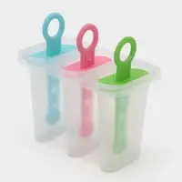 Форма для мороженого Доляна &laquo;Симпл&raquo;, 11&times;11&times;6.5 см, 3 ячейки, прозрачная