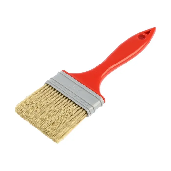 Кисть плоская ЛОМ промо, искусственная щетина, пластиковая рукоятка, 2.5 Кисть плоская ЛОМ промо, искусственная щетина, пластиковая рукоятка, 2.5", 63 мм