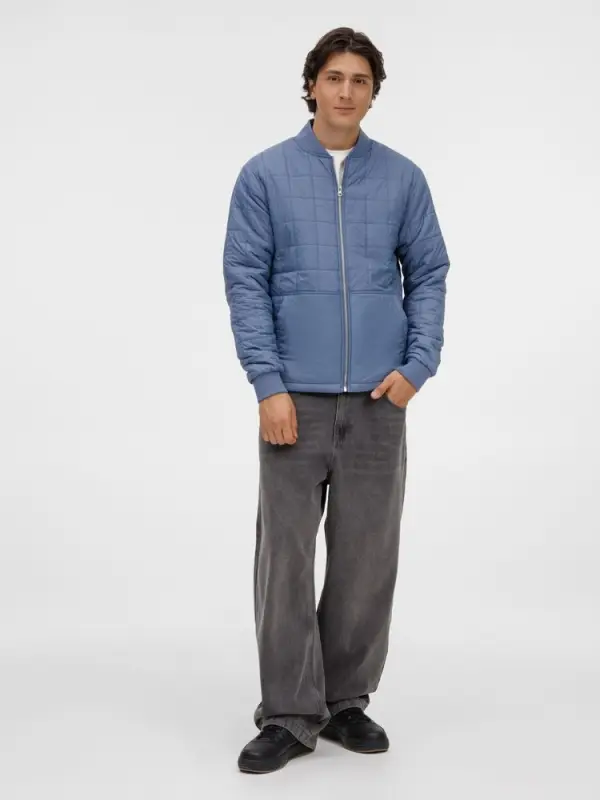 Куртка унисекс Warmbridge, синяя (джинс), размер XS