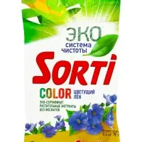Стиральный порошок Sorti &laquo;Цветущий лен&raquo;, автомат, 2.4 кг