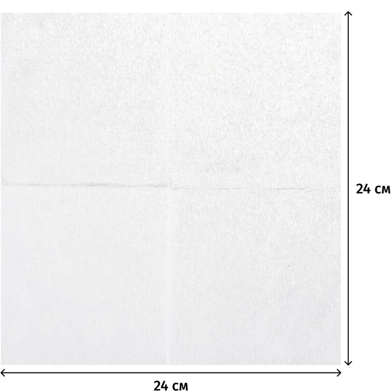 Салфетки бумажные Luscan PROFI PACK 1сл24х24 белые 400шт/уп