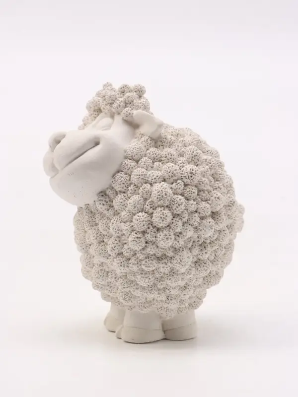 Фигурка декоративная &laquo;Баран Яша&raquo;, неокрашенная, 8&times;6 см, белая