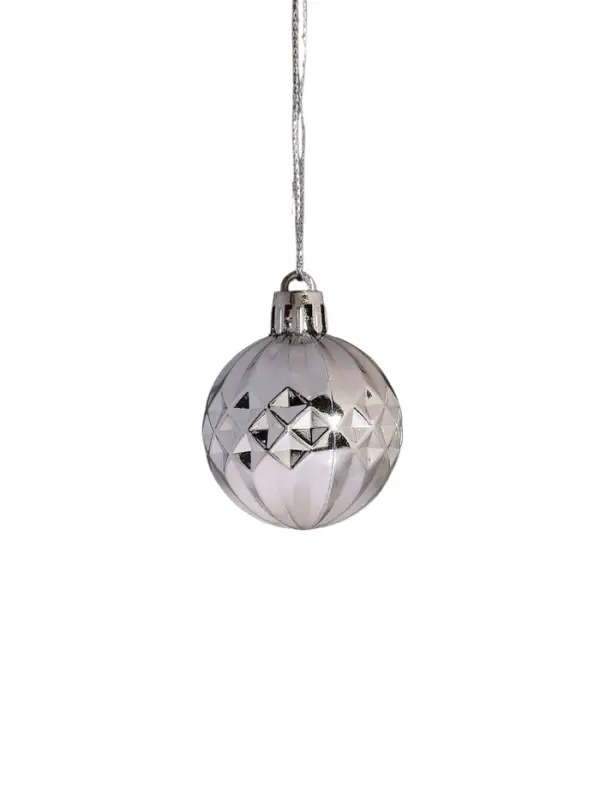 Ёлочные игрушки &laquo;Карнавал&raquo;, шары новогодние, набор 32 шт., голубой/серебристый