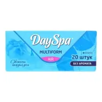 Прокладки ежедневные Day Spa, мультиформ Air, без запаха, нормал, 20 шт.