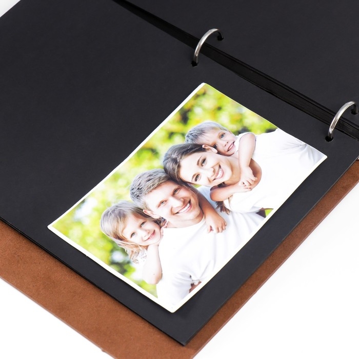 Фотоальбом 20 листов Фотоальбом 20 листов "Морское путешествие" кожзам (на кольцах) 27,5х19,5 см