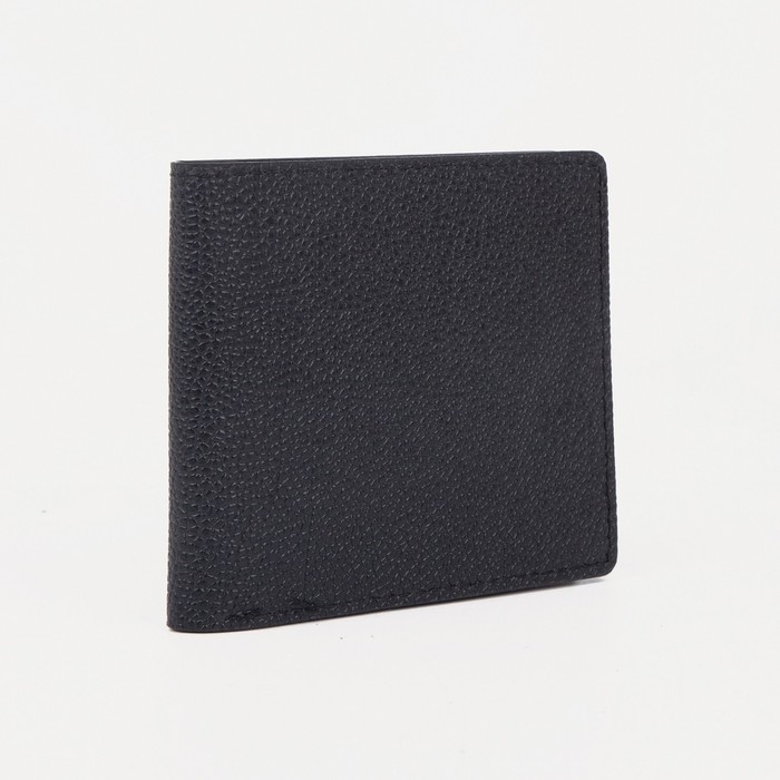Портмоне мужское без застёжки, цвет чёрный Портмоне мужское без застёжки, цвет чёрный