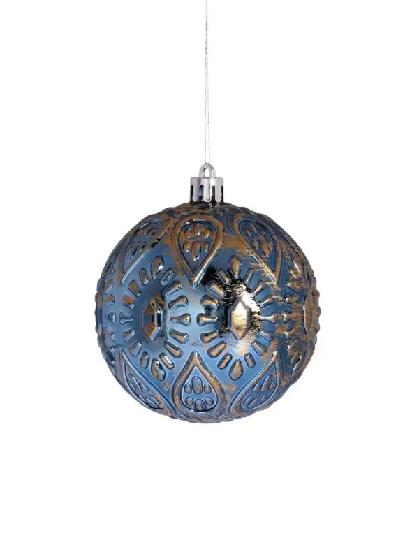 Ёлочные игрушки &laquo;Мадлен&raquo; капельки, шары новогодние, d=8 см, набор 3 шт., МИКС