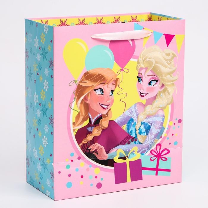 Пакет подарочный, 23х27х11.5 см, упаковка, Холодное сердце Пакет подарочный, 23х27х11.5 см, упаковка, Холодное сердце