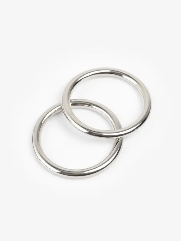 Кольцо литое TEIRA, для сумки, d=20/24 мм, набор 2 шт., 3.1 г, s=2 мм, цвет серебряный Кольцо литое TEIRA, для сумки, d=20/24 мм, набор 2 шт., 3.1 г, s=2 мм, цвет серебряный