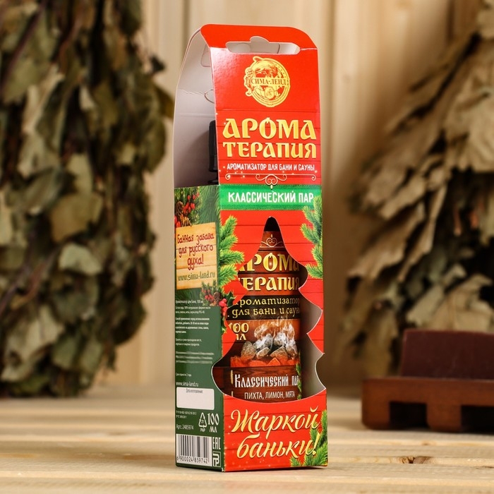 Ароматизатор в подарочной упаковке Ароматизатор в подарочной упаковке "Жаркой баньки"