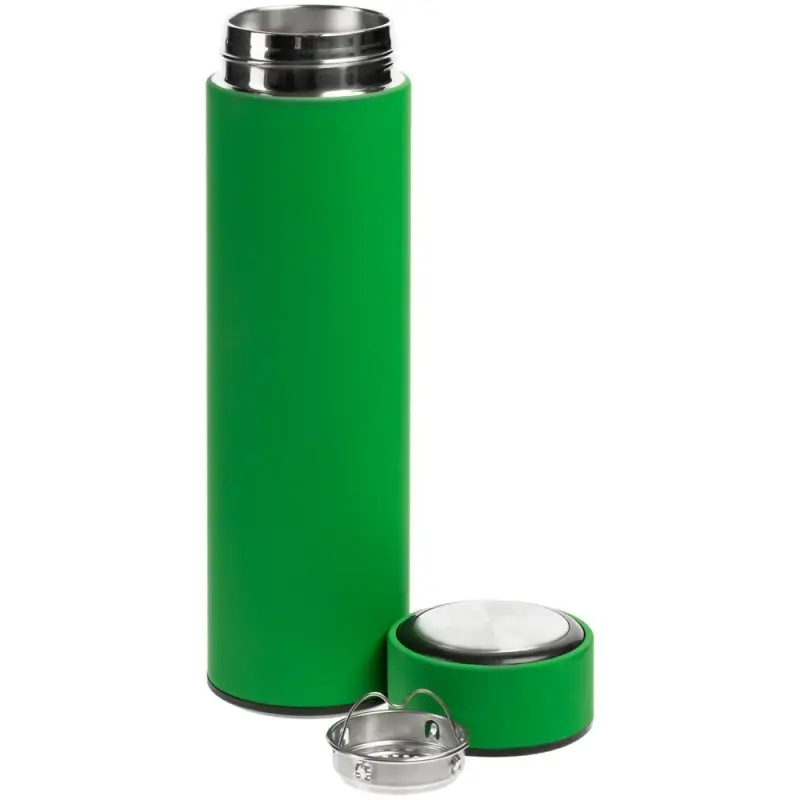 Термос с ситечком Percola, зеленый Термос с ситечком Percola, зеленый