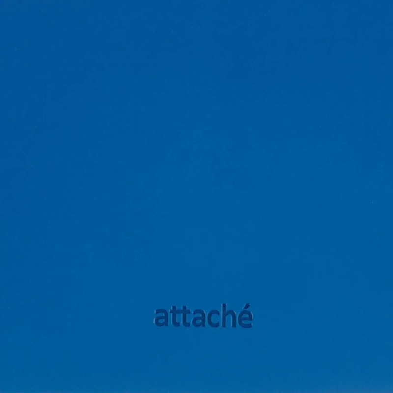 Ежедневник недатированный Attache СОФТ ТАЧ А5 136л иск.кожа син(синий срез)