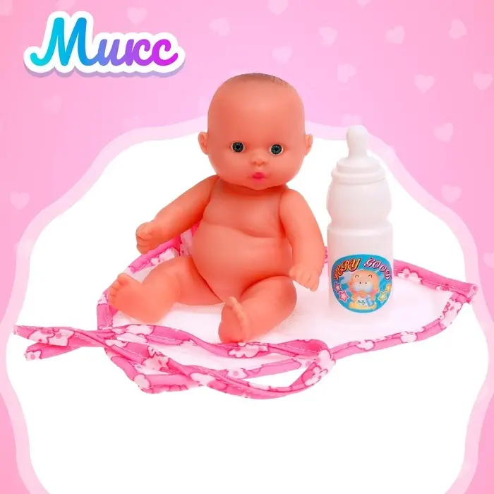 Пупс &laquo;Малыш&raquo; в банном халатике, МИКС