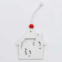 Елочные игрушки в деревянной подарочной упаковке, 12 шт.