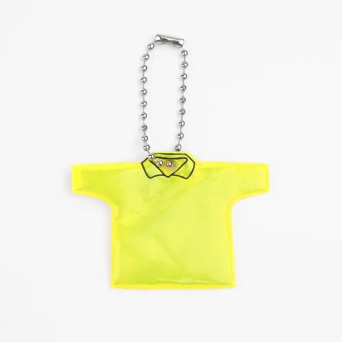 Светоотражающий элемент «Футболка», двусторонний, 6×4.3 см, жёлтый Светоотражающий элемент «Футболка», двусторонний, 6×4.3 см, жёлтый