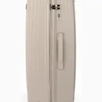 Чемодан на колёсах, 28", кодовый замок, 47&times;28&times;75 см, светло-бежевый