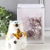 Копилка "Кот с букетом" 13,5х11х13,5 см Копилка "Кот с букетом" 13,5х11х13,5 см