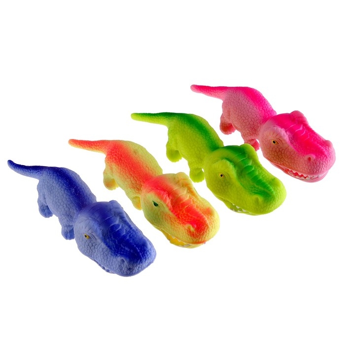 Антистресс мялка «Крокодил» с песком, цвета МИКС Антистресс мялка «Крокодил» с песком, цвета МИКС