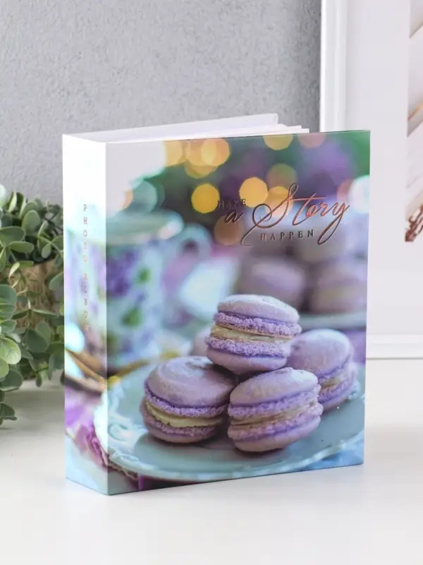 Фотоальбом 200 фото 10X15см, "Macaroons", ПП карм.