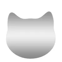 Зеркало настенное "Котик", 54х52 см