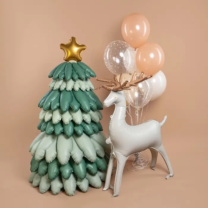 Воздушный шар фольгированный 51 Воздушный шар фольгированный 51" «Новогодняя ёлка», под воздух