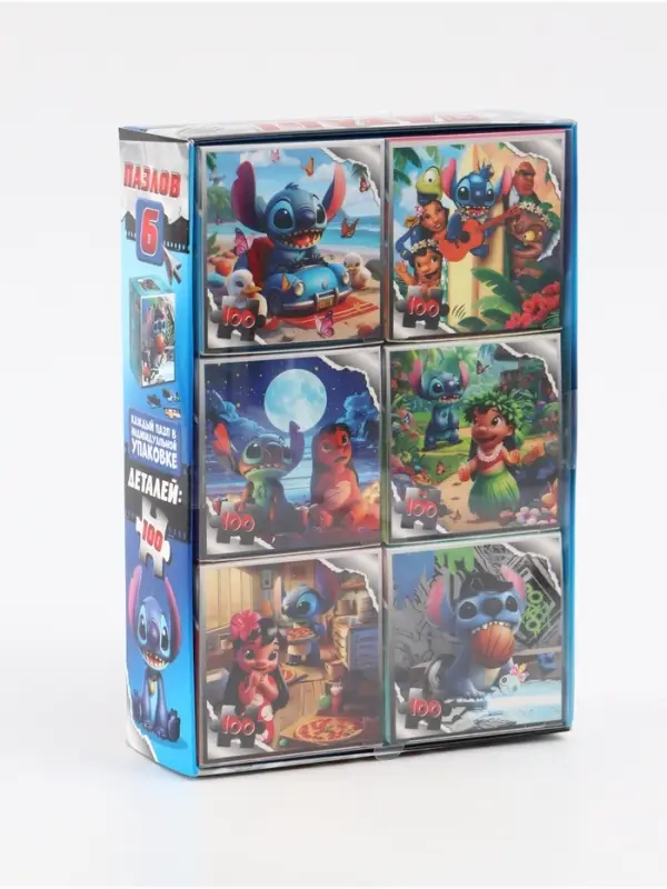 Набор пазлов 6 в 1