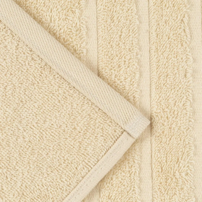 Полотенце махровое Luscan/бордюр 450г/м2, 70х140, бежевый