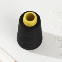 Нитки 40/2, 2700 м, чёрные