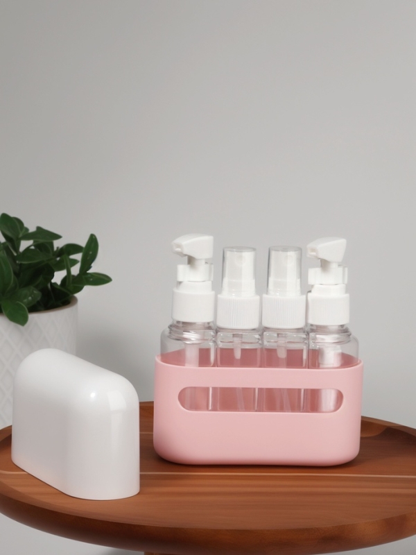 Набор в конт 4 пр: 2 бут с расп-50 мл, 2 бут с доз-50мл пластик роз накл ОТ Набор в конт 4 пр: 2 бут с расп-50 мл, 2 бут с доз-50мл пластик роз накл ОТ