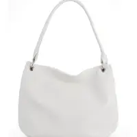 Сумка - мешок женская TEXTURA, на молнии, 36&times;10&times;28 см, белая