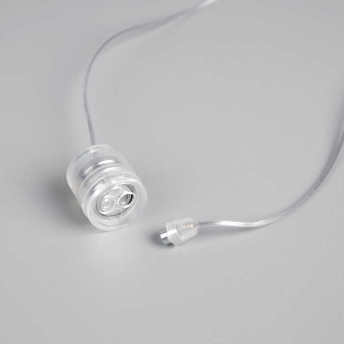 Светодиодный кулон «Сердце» 60 см, батарейки, свечение мульти (RGB) Светодиодный кулон «Сердце» 60 см, батарейки, свечение мульти (RGB)