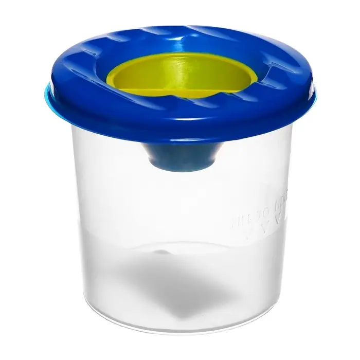 Стакан - непроливайка для рисования Calligrata, 210 мл, с заглушкой, МИКС