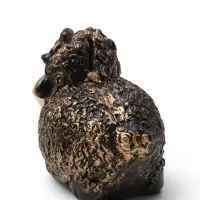 Копилка для денег &laquo;Овечка с бантиком&raquo;, 15&times;18 см, коричневая