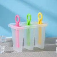 Форма для мороженого Доляна &laquo;Симпл&raquo;, 11&times;11&times;6.5 см, 3 ячейки, прозрачная