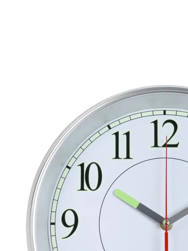 Часы настенные интерьерные &laquo;Илони&raquo;, плавный ход, светящиеся, d=30 см