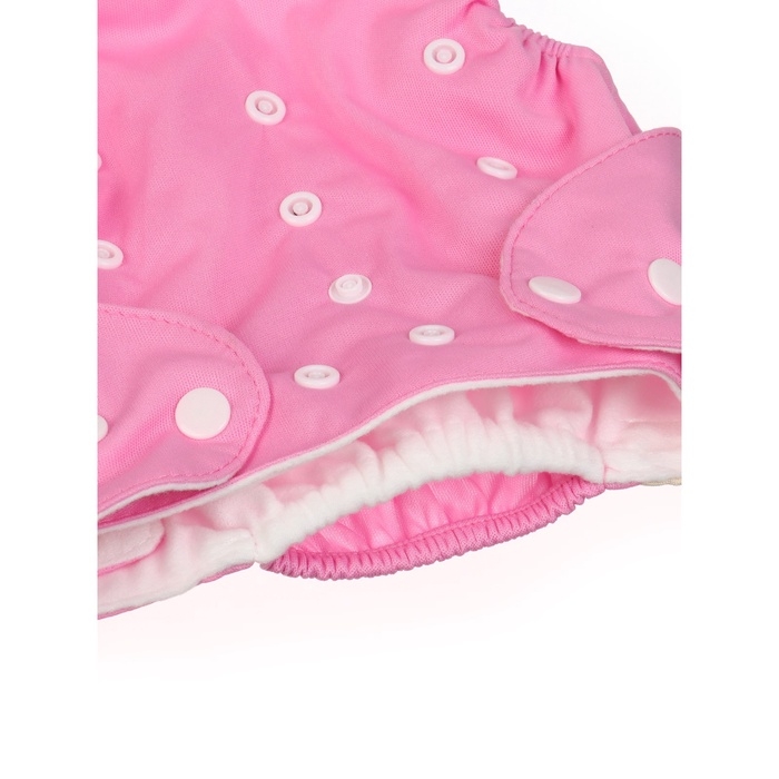 Многоразовый подгузник M&B «Принцесса», 3-15 кг, розовый