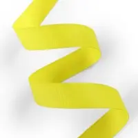 Лента репсовая, 25 мм, 23&plusmn;1 м, жёлтая №15