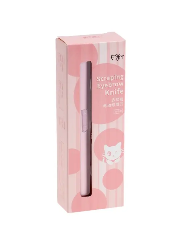 Триммер LEP-05, для бровей, 1хААА (не в комплекте), розовый