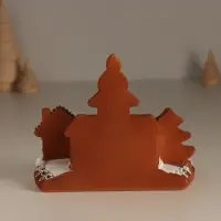 Подсвечник на 1 свечу &laquo;Новогодняя часовня из имбирных пряников&raquo;, 15&times;11.5&times;12.5 см