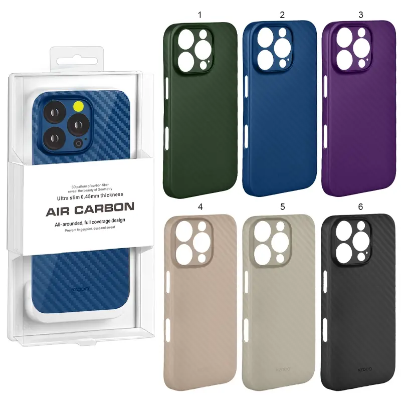 Чехол iPh 16 Pro Max Air Carbon K-DOO