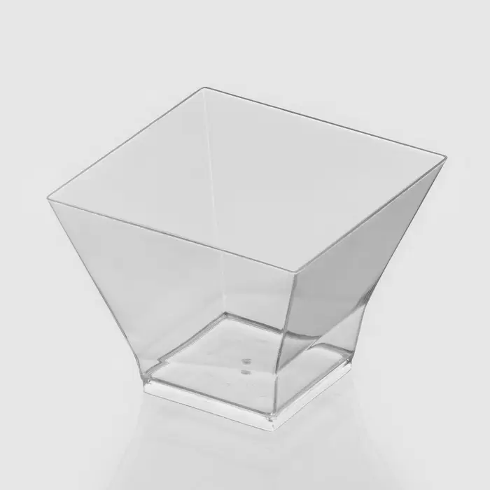 Форма пластиковая одноразовая для фуршета «Пагода», 120 мл, прозрачная