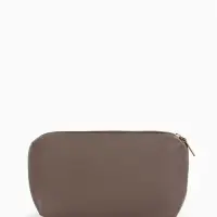 Сумка женская мессенджер TEXTURA на магните, с косметичкой, 28&times;4&times;20 см, серая