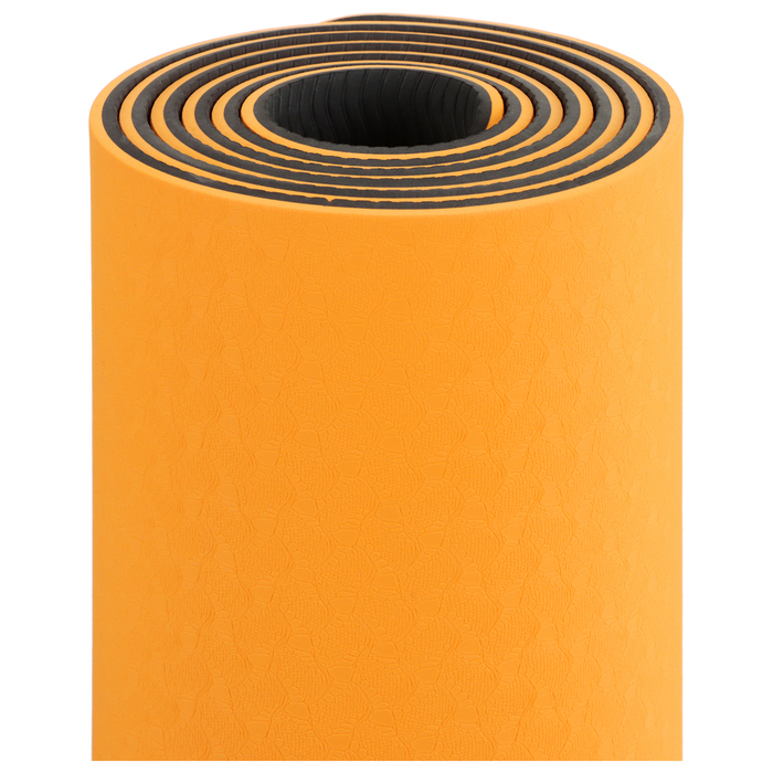 Коврик для йоги Sangh, 183х61х0,6 см, цвет оранжевый Коврик для йоги Sangh, 183х61х0,6 см, цвет оранжевый