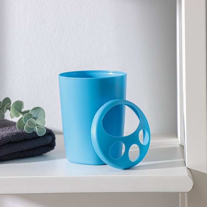 Подставка для зубных щёток Aqua, цвет голубая лагуна Подставка для зубных щёток Aqua, цвет голубая лагуна