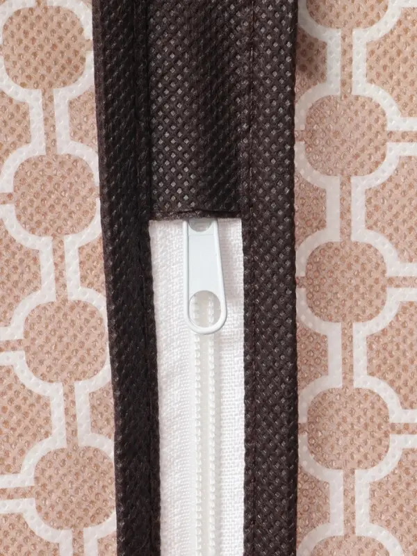 Чехол для одежды Доляна &laquo;Браун&raquo;, ПВХ окно, плотный, 90&times;60 см, коричневый