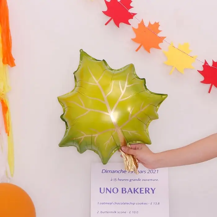 Шар фольгированный 25 Шар фольгированный 25" «Зелёный лист»